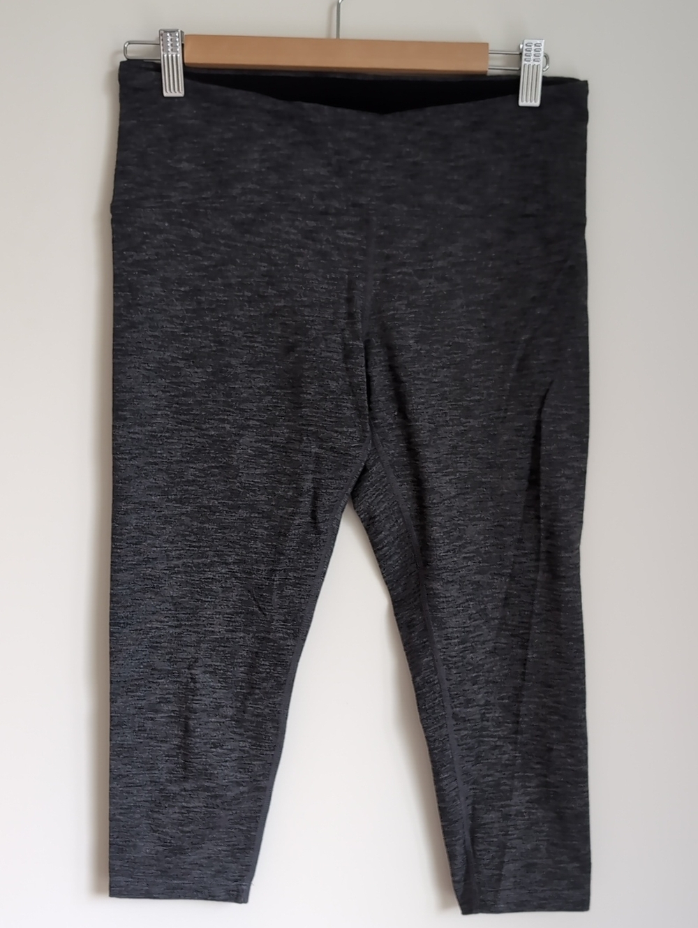 Tuff Athletics Charcoal Heather Capri Leggings